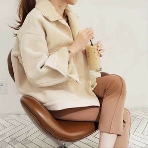 EUC Bought in Korea Oversized Corduroy Sherpa Jacket